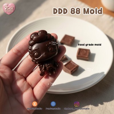 DDD 88-90 / Kpop Hunter / High-relief / Hi-detail / Epoxy Resin, Chocolate, fondant, Jelly Mold