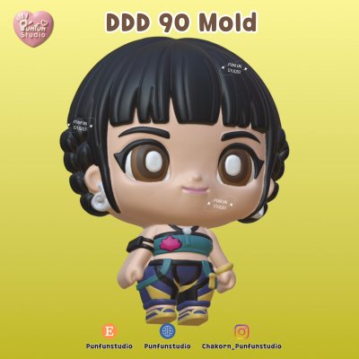 DDD 88-90, 139-140 / Kpop Hunter / High-relief / Hi-detail / Epoxy Resin, Chocolate, fondant, Jelly Mold