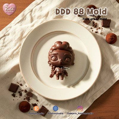 DDD 88-90 / Kpop Hunter / High-relief / Hi-detail / Epoxy Resin, Chocolate, fondant, Jelly Mold