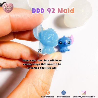 DDD 71, 91-92 Tiny 3D Molds / UV Resin