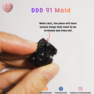 DDD 71, 91-92 Tiny 3D Molds / UV Resin