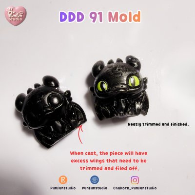 DDD 71, 91-92 Tiny 3D Molds / UV Resin