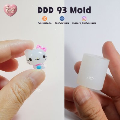 DDD 93-96 Tiny 3D Molds / Cutie Kitty & Friends / UV Resin