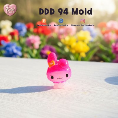 DDD 93-96 Tiny 3D Molds / Cutie Kitty & Friends / UV Resin