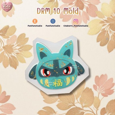 Draruma Molds DRM 01-17 / Painting Anime Mold / Silicone Mold