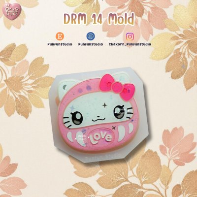 Draruma Molds DRM 01-17 / Painting Anime Mold / Silicone Mold