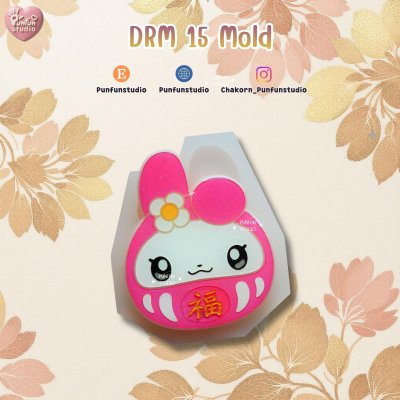 Draruma Molds DRM 01-17 / Painting Anime Mold / Silicone Mold