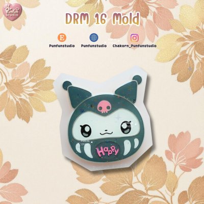 Draruma Molds DRM 01-17 / Painting Anime Mold / Silicone Mold