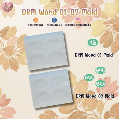 Draruma Molds DRM 01-17 / Painting Anime Mold / Silicone Mold