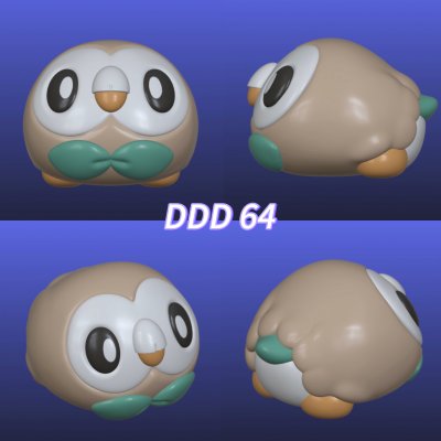DDD 61-66 Mold / Crouching Pokemold / 3D Mold / Silicone Mold