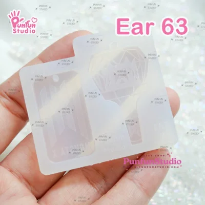 Ear 63 Monsta X Mold / K-POP / Earring Mold / UV Resin Mold / Silicone Mold