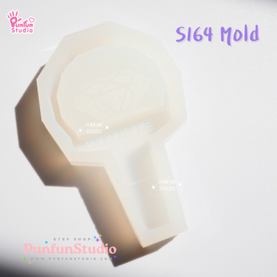 S164 Seventeen Lightstick Shaker Mold / K-POP / Shaker Mold / Silicone Mold