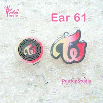 Ear 61 Twice Mold / K-POP / Earring Mold / UV Resin Mold / Silicone Mold