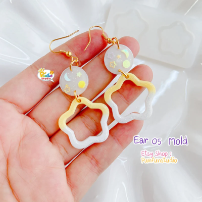  Star Earring Mold 