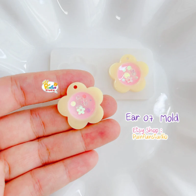  Flower Earring Mold