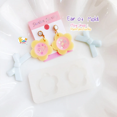  Flower Earring Mold