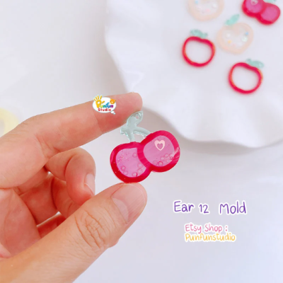 Ear 01-12 Mold  / Earring Mold / UV Resin Mold / Silicone Mold