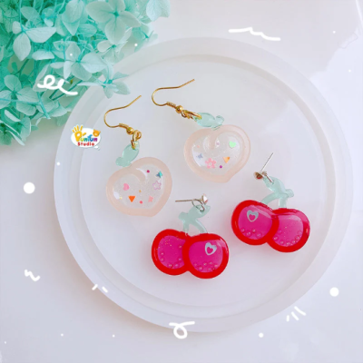  Cherry Earring Mold 