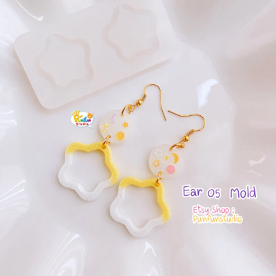  Star Earring Mold 