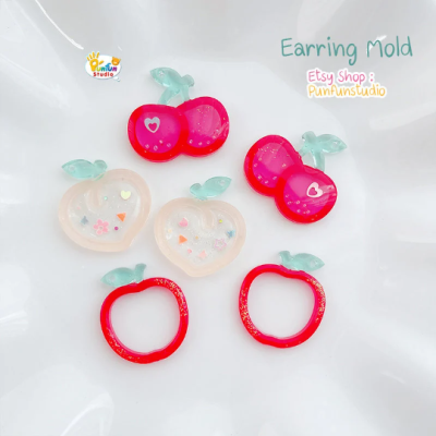  Peach Earring Mold