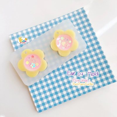  Flower Earring Mold