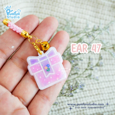 Snow globe & Gift box Clear Christmas Earring Mold