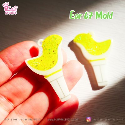 Ear 67-68 GOT7 Lightstick V3 Mold / K-POP / Earring Mold / UV Resin Mold / Silicone Mold