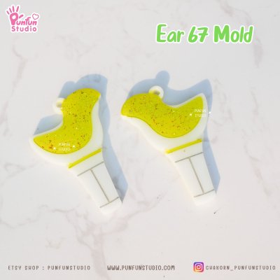 Ear 67-68 GOT7 Lightstick V3 Mold / K-POP / Earring Mold / UV Resin Mold / Silicone Mold