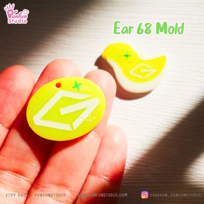 Ear 67-68 GOT7 Lightstick V3 Mold / K-POP / Earring Mold / UV Resin Mold / Silicone Mold
