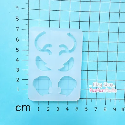 Eev Evo Tails Mold 01-03 Set / Pokemold / Silicone Mold(copy)