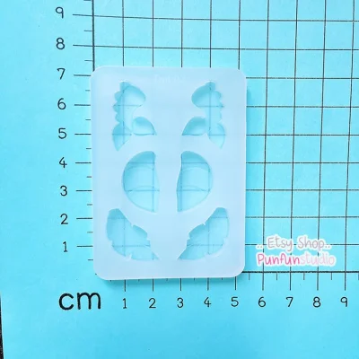 Eev Evo Tails Mold 01-03 Set / Pokemold / Silicone Mold(copy)