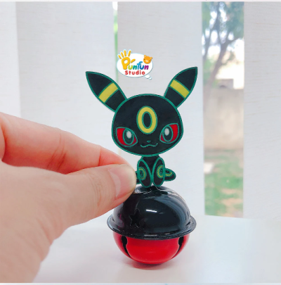 Eev evo 01 Mold Set / 9 + Glitter / Pokemold / Silicone Mold