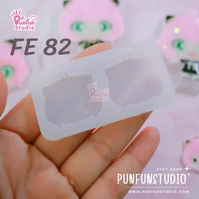 FE 82 An Spy Daughter Mold / Face Earring Mold / Silicone Mold / UV Resin Mold