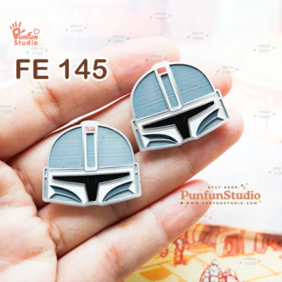 FE 145 Manda Star Hunter Mold / Face Earring Mold / Silicone Mold / UV Resin Mold