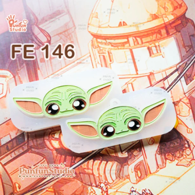 FE 146 Grog Star Hunter Mold / Face Earring Mold / Silicone Mold / UV Resin Mold