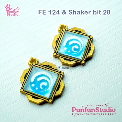 FE 120-124, 349 Mold / Frame Earring Mold / Genshin Vision Frame / Silicone Mold / UV Resin Mold