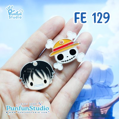 FE 129-136 Pirate Mold / 8 Molds / Face Earring Mold / UV Resin Mold / Silicone Mold