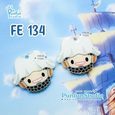 FE 129-136 Pirate Mold / 8 Molds / Face Earring Mold / UV Resin Mold / Silicone Mold
