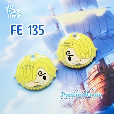 FE 129-136 Pirate Mold / 8 Molds / Face Earring Mold / UV Resin Mold / Silicone Mold