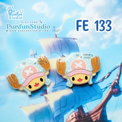 FE 129-136 Pirate Mold / 8 Molds / Face Earring Mold / UV Resin Mold / Silicone Mold