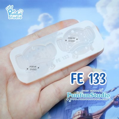 FE 129-136 Pirate Mold / 8 Molds / Face Earring Mold / UV Resin Mold / Silicone Mold