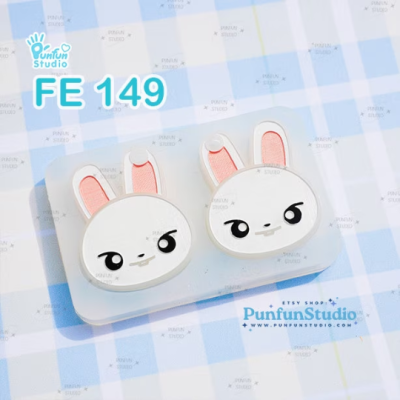 FE 148-155 Sk animal Mold Set / K-POP / Face Earring Mold / 8 pieces / Silicone Mold / UV Resin Mold