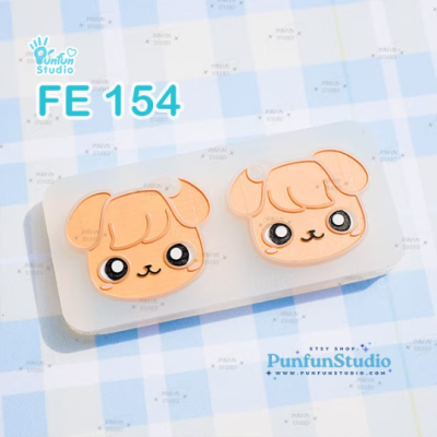 FE 148-155 Sk animal Mold Set / K-POP / Face Earring Mold / 8 pieces / Silicone Mold / UV Resin Mold