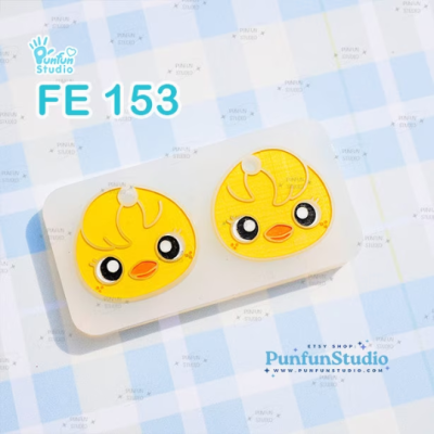 FE 148-155 Sk animal Mold Set / K-POP / Face Earring Mold / 8 pieces / Silicone Mold / UV Resin Mold