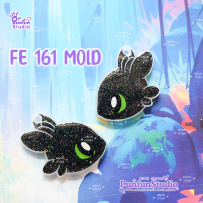 FE 156, 157, 158, 159, 160, 161, 162 Mold / Spy / Link / Toothless / Face Earring Mold / Side / UV Resin Mold / Silicone Mold