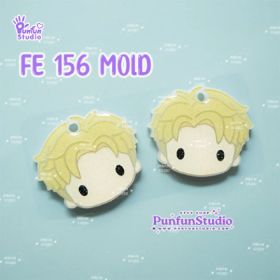 FE 156, 157, 158, 159, 160, 161, 162 Mold / Spy / Link / Toothless / Face Earring Mold / Side / UV Resin Mold / Silicone Mold