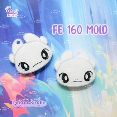 FE 156, 157, 158, 159, 160, 161, 162 Mold / Spy / Link / Toothless / Face Earring Mold / Side / UV Resin Mold / Silicone Mold