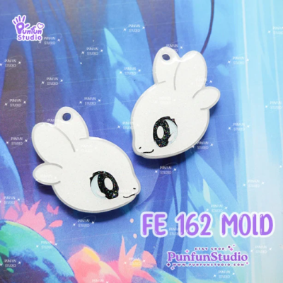 FE 156, 157, 158, 159, 160, 161, 162 Mold / Spy / Link / Toothless / Face Earring Mold / Side / UV Resin Mold / Silicone Mold
