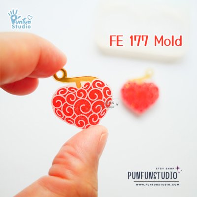 Fruit ope ope no mi Face Earring Mold