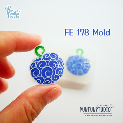 Fruit Bomu Bomu  Face Earring Mold